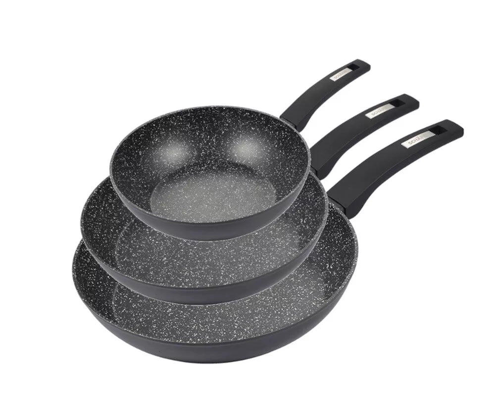 SCHÄFER Bratpfanne "Marble Black" PFANNE GRANIT